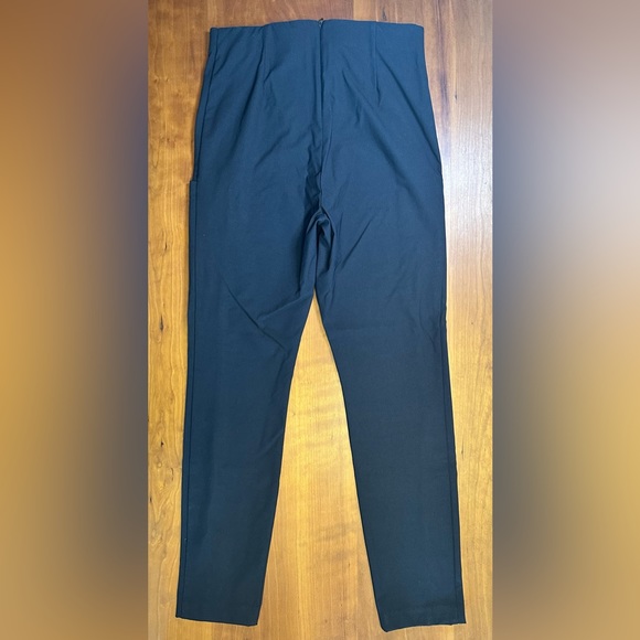 Athleta High Rise Trousers with Zip Back and Split Hem - Picture 2 of 4